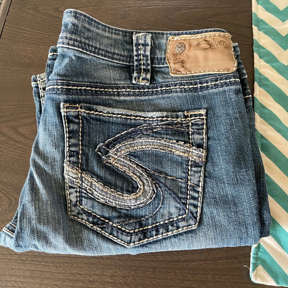 Women’s bootcut sz 31x31 silver jeans